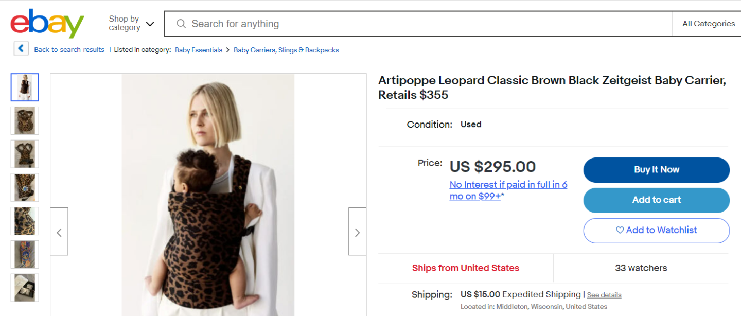 artipoppe review ebay